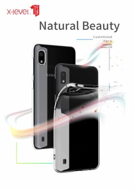 Силіконовий (TPU) чохол X-LEVEL Soft Case для Samsung Galaxy A10 (A105) - Transparent