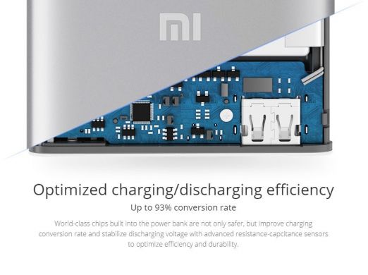 Внешний аккумулятор Xiaomi Mi Power Bank Slim 5000mAh, Сріблястий