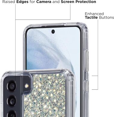 Защитный чехол Case-Mate Twinkle Glitter для Samsung Galaxy S21 FE (G990) CM046462 - Gold
