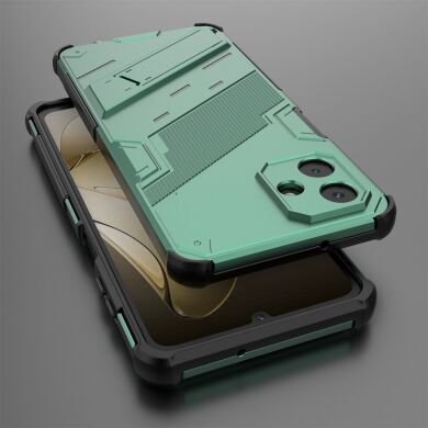 Защитный чехол Deexe Bibercas для Samsung Galaxy A07 (A075) - Green