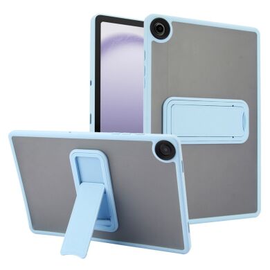 Защитный чехол Deexe Crystal Kickstand для Samsung Galaxy Tab A9 Plus (X210/216) - Baby Blue