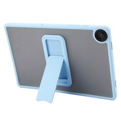 Защитный чехол Deexe Crystal Kickstand для Samsung Galaxy Tab A9 Plus (X210/216) - Baby Blue