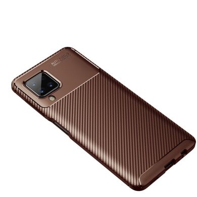 Защитный чехол Deexe Fusion для Samsung Galaxy A12 (A125) / A12 Nacho (A127) / M12 (M127) - Brown