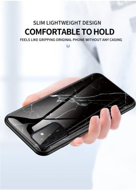 Защитный чехол Deexe Gradient Pattern для Samsung Galaxy A72 (А725) - White