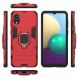Защитный чехол Deexe Hybrid Case для Samsung Galaxy A03 Core (A032) - Red. Фото 5 из 8