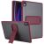 Защитный чехол Deexe Kick Shell для Samsung Galaxy Tab S9 (X710/716) / S9 FE (X510/516) - Wine Red