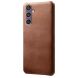 Защитный чехол Deexe Leather Back Cover для Samsung Galaxy S23 FE - Brown. Фото 1 из 4