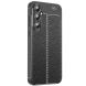 Защитный чехол Deexe Leather Cover для Samsung Galaxy A35 (A356) - Black. Фото 4 из 7