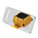 Защитный чехол Deexe Orbit Shield для Samsung Galaxy Buds 4 / Buds 4 Pro - Black / Yellow. Фото 3 из 8