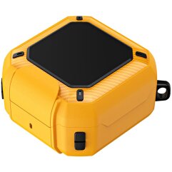 Защитный чехол Deexe Orbit Shield для Samsung Galaxy Buds 4 / Buds 4 Pro - Black / Yellow