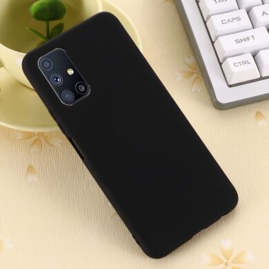 Защитный чехол Deexe Silicone Case для Samsung Galaxy M51 (M515) - Black