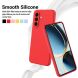Захисний чохол Deexe Silicone Case для Samsung Galaxy S26 Plus - Red