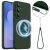 Захисний чохол Deexe Silicone Case with MagSafe для Samsung Galaxy S26 FE - Dark Green