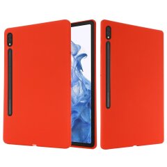 Защитный чехол Deexe Silicone Shell для Samsung Galaxy Tab S9 Ultra (X910/916) - Red