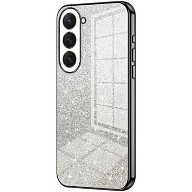 Захисний чохол Deexe Sparkles Cover для Samsung Galaxy S23 (S911) - Black