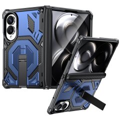 Защитный чехол Deexe Tank Stand для Samsung Galaxy Fold 8 - Blue