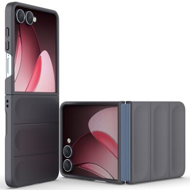 Защитный чехол Deexe Terra Case (FF) для Samsung Galaxy Flip 7 - Dark Grey