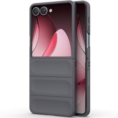 Защитный чехол Deexe Terra Case (FF) для Samsung Galaxy Flip 7 - Dark Grey