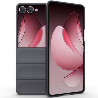 Защитный чехол Deexe Terra Case (FF) для Samsung Galaxy Flip 7 - Dark Grey