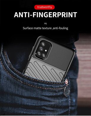 Защитный чехол Deexe Thunder Series для Samsung Galaxy M51 (M515) - Black