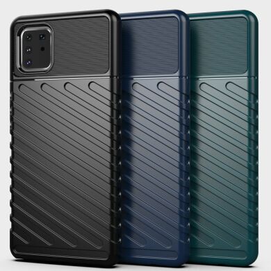 Защитный чехол Deexe Thunder Series для Samsung Galaxy Note 10 Lite (N770) - Green