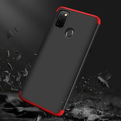 Защитный чехол GKK Double Dip Case для Samsung Galaxy M30s (M307) / Galaxy M21 (M215) - Black / Red