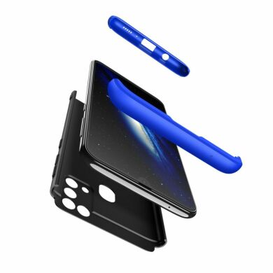 Защитный чехол GKK Double Dip Case для Samsung Galaxy M31 (M315) - Black / Blue