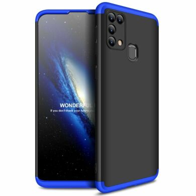 Защитный чехол GKK Double Dip Case для Samsung Galaxy M31 (M315) - Black / Blue