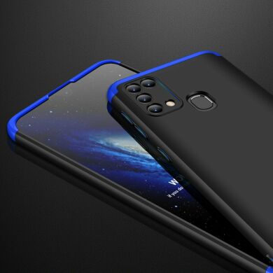 Защитный чехол GKK Double Dip Case для Samsung Galaxy M31 (M315) - Black / Blue