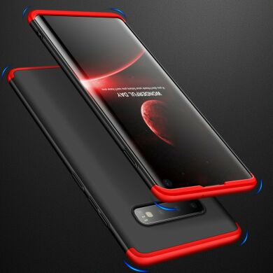 Защитный чехол GKK Double Dip Case для Samsung Galaxy S10 (G973) - Black / Red