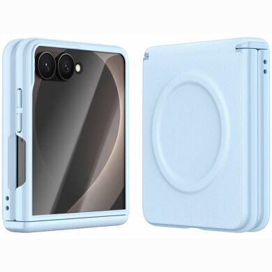 Защитный чехол GKK Magnetic Matte Case для Samsung Galaxy Flip 8 - Blue
