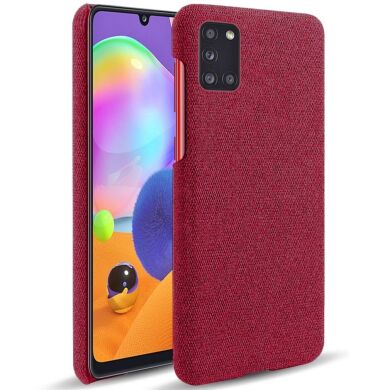 Захисний чохол KSQ Cloth Style для Samsung Galaxy A31 (A315) - Red
