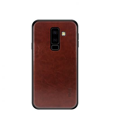 Захисний чохол MOFI Leather Cover для Samsung Galaxy A6+ 2018 (A605), Brown