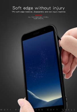 Захисний чохол MOFI Leather Cover для Samsung Galaxy J6+ (J610) - Black