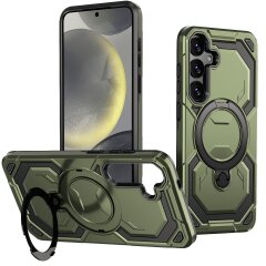 Защитный чехол Reframe Hybrid Magnetic для Samsung Galaxy S25 Plus (S936) - Green