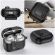 Захисний чохол Reframe Leather Texture для Samsung Galaxy Buds 3 / Buds 3 Pro - Black