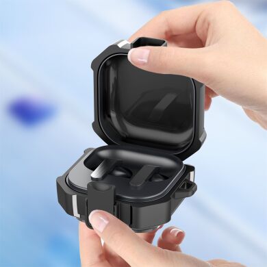 Защитный чехол Reframe Obliq для Samsung Galaxy Buds 4 / Buds 4 Pro - Black