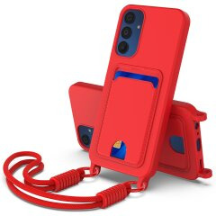 Захисний чохол Reframe Silicone Holder для Samsung Galaxy A24 (A245) - Red