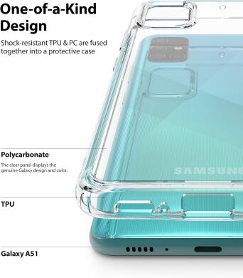 Защитный чехол Ringke Fusion для Samsung Galaxy A51 (А515) 8809688899706 - Clear