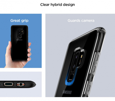 Защитный чехол SGP Ultra Hybrid для Samsung Galaxy S9 Plus (G965) - Matte Black