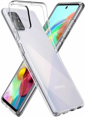 Захисний чохол Spigen (SGP) Liquid Crystal для Samsung Galaxy A71 (A715) - Crystal Clear
