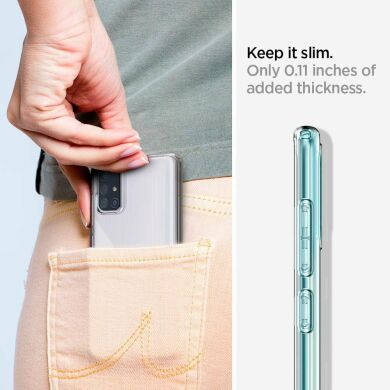 Захисний чохол Spigen (SGP) Liquid Crystal для Samsung Galaxy A71 (A715) - Crystal Clear