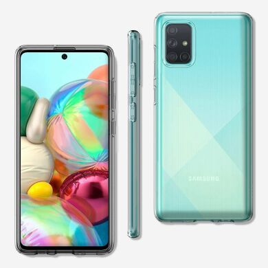 Захисний чохол Spigen (SGP) Liquid Crystal для Samsung Galaxy A71 (A715) - Crystal Clear