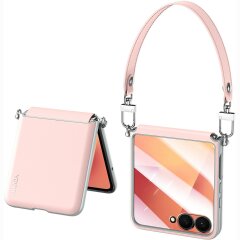 Защитный чехол SULADA Crossbody Case для Samsung Galaxy Flip 8 - Pink