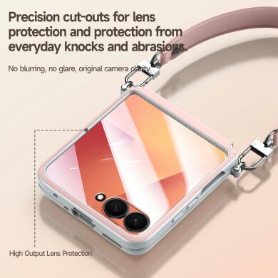 Защитный чехол SULADA Crossbody Case для Samsung Galaxy Flip 8 - Pink