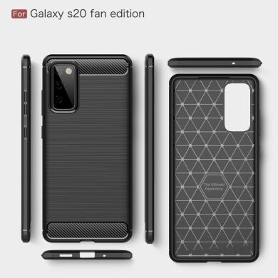 Захисний чохол UniCase Carbon для Samsung Galaxy S20 FE (G780) - Black