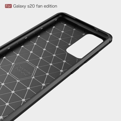 Защитный чехол UniCase Carbon для Samsung Galaxy S20 FE (G780) - Black
