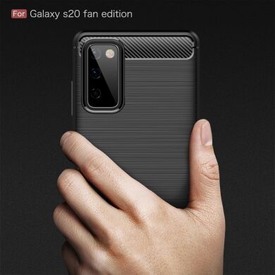 Защитный чехол UniCase Carbon для Samsung Galaxy S20 FE (G780) - Dark Blue