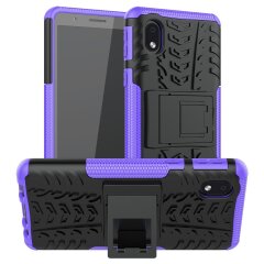 Захисний чохол UniCase Hybrid X для Samsung Galaxy A01 Core (A013) - Black / Purple