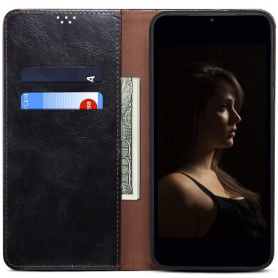 Захисний чохол UniCase Leather Wallet для Samsung Galaxy A17 (A175) - Black